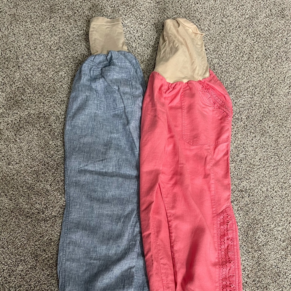 Maternity Linen Pants